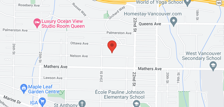 map of 2271 NELSON AVENUE